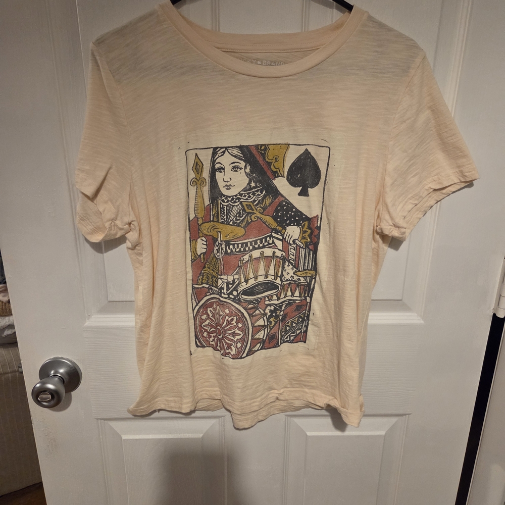 Women's Cream Graphic Tee